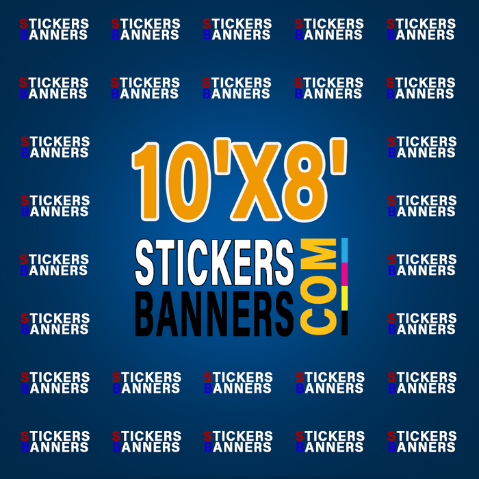 10'x8' Step & Repeat Banner Only