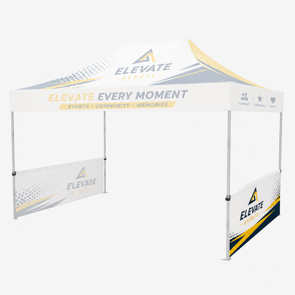 15ft Tent Half Walls