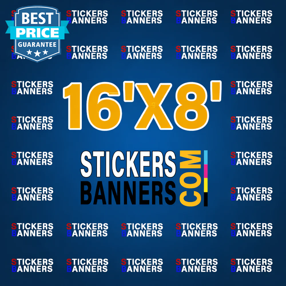 16'x8' Step & Repeat Banner Only