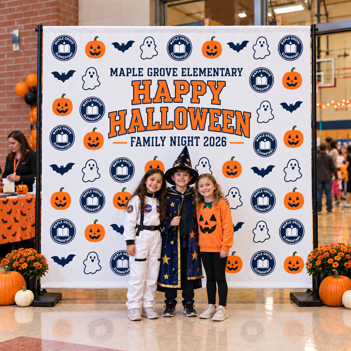 Custom Fabric Step and Repeat Banner