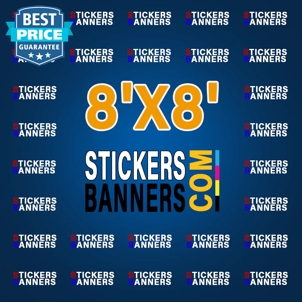 8'x8' Step & Repeat Banner Only