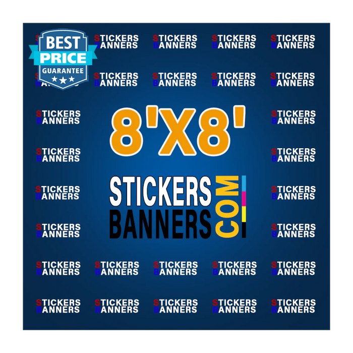 8'x8' Step & Repeat Banner Only