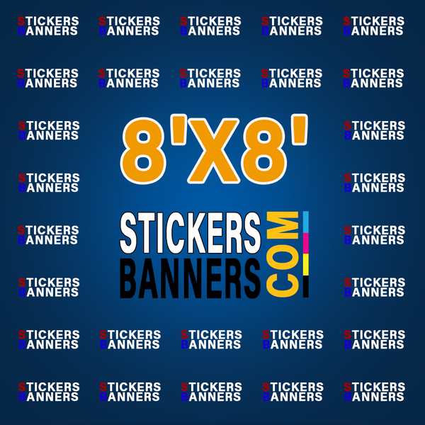 8'x8' Fabric Step & Repeat Banner Only