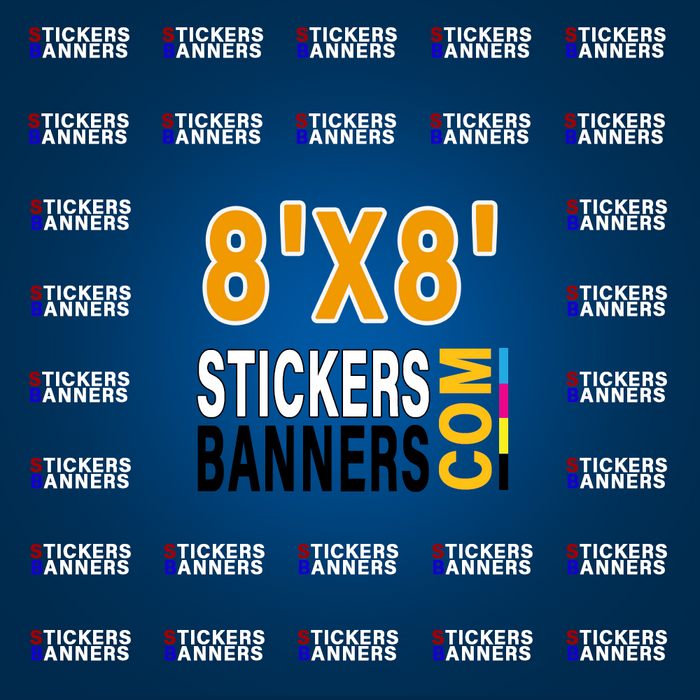 8'x8' Step & Repeat Banner Only