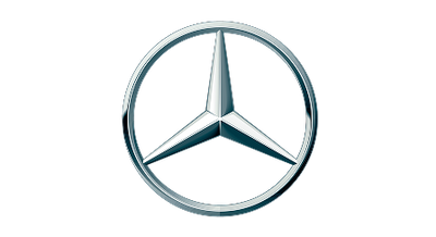 Mercedes-Benz logo on a white background