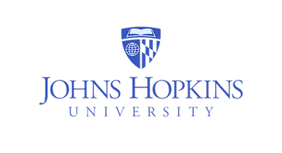 Johns Hopkins University logo on a white background