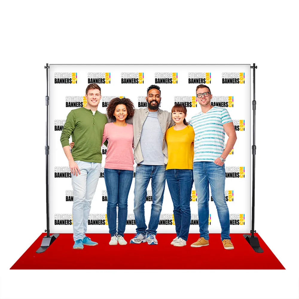 30'x8' Step and Repeat Banner with Stand 4
