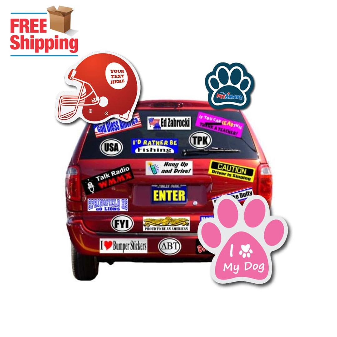 Custom Shape Kiss-Cut Stickers