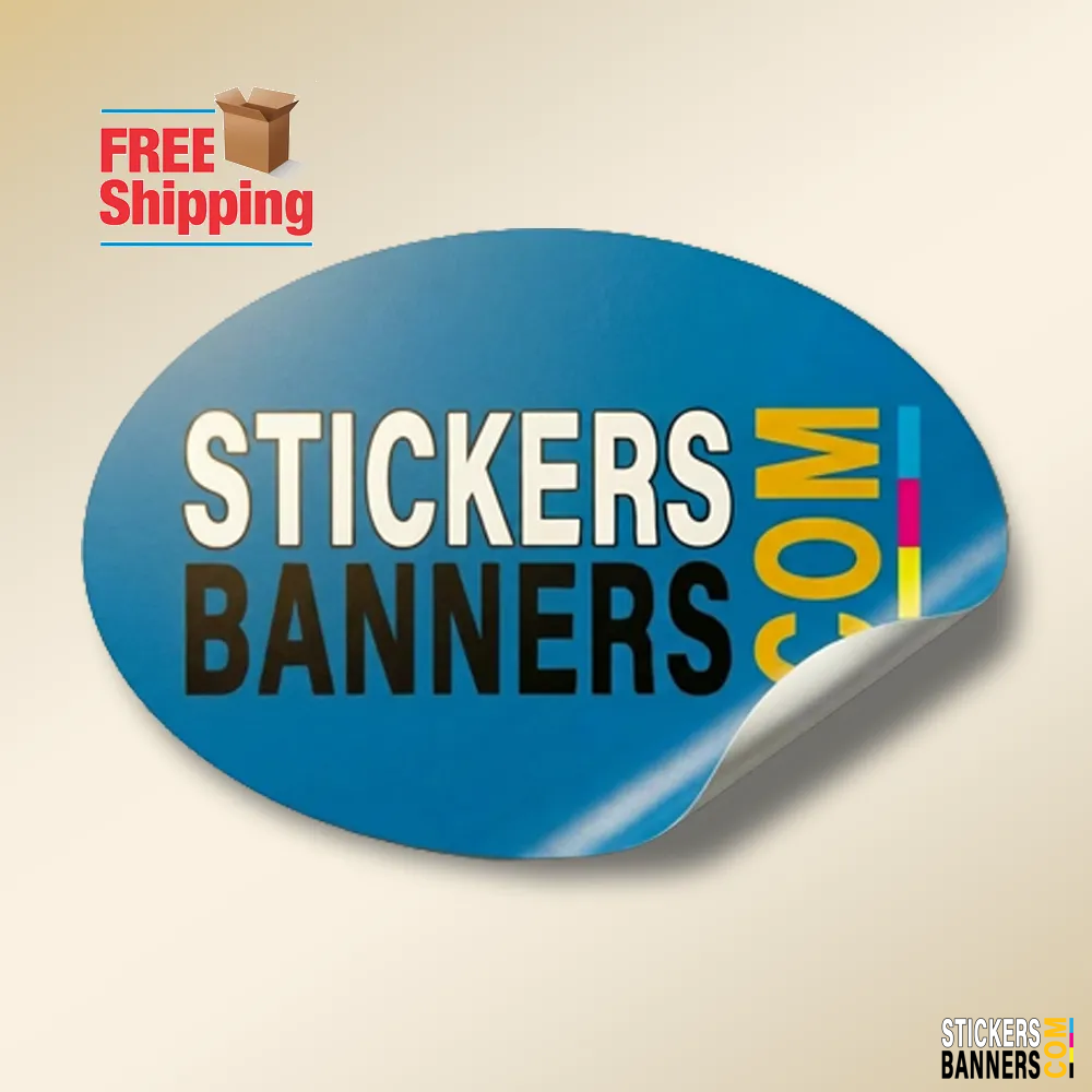 Oval Stickers
