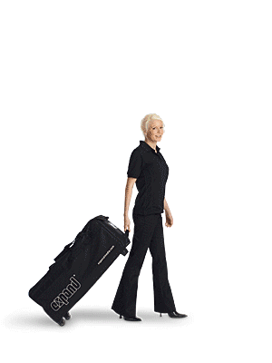 8'x8' Fabric Pop Up Display Backdrop with Stand