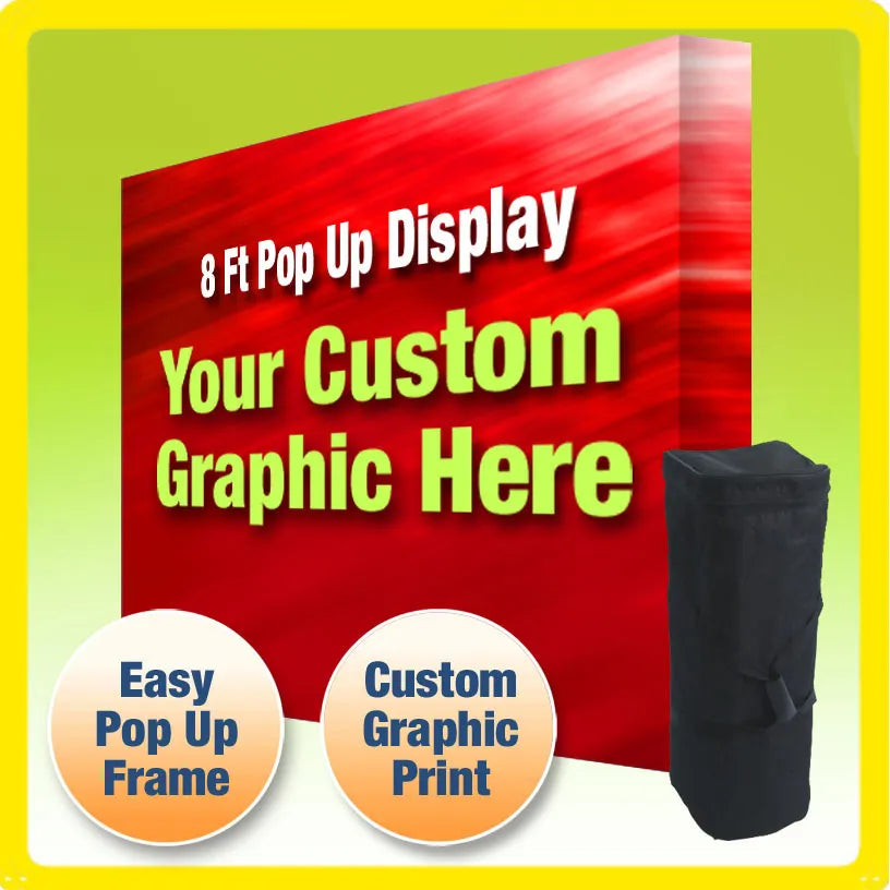 Fabric Pop Up Display Backdrop with Stand and Red Carpet 5