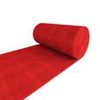 Roll of red carpet