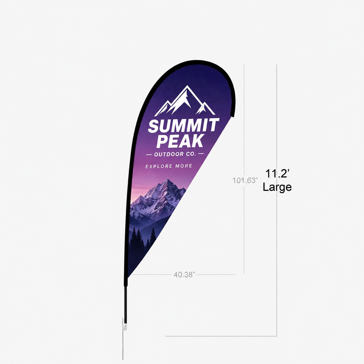 Teardrop Flag (Large)