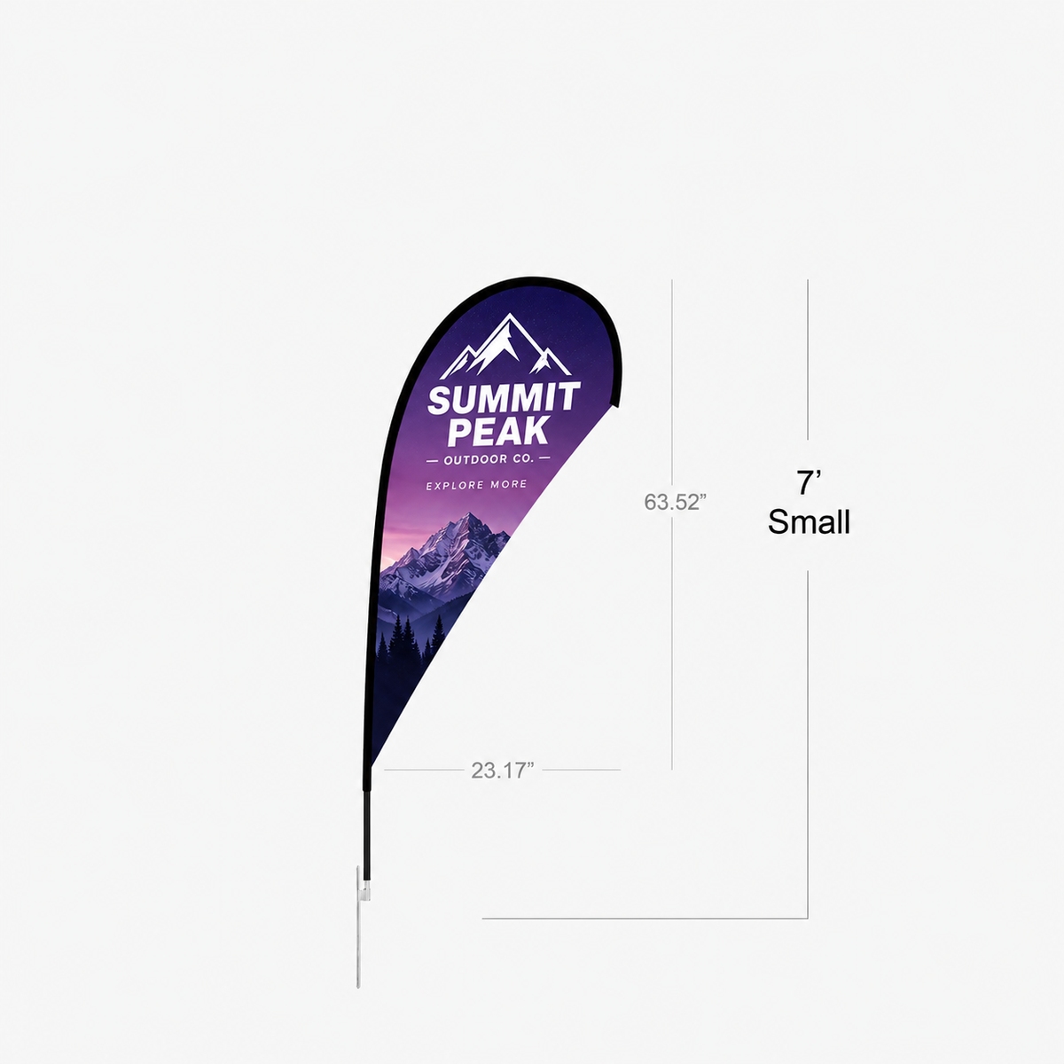 Teardrop Flag (Small) 1