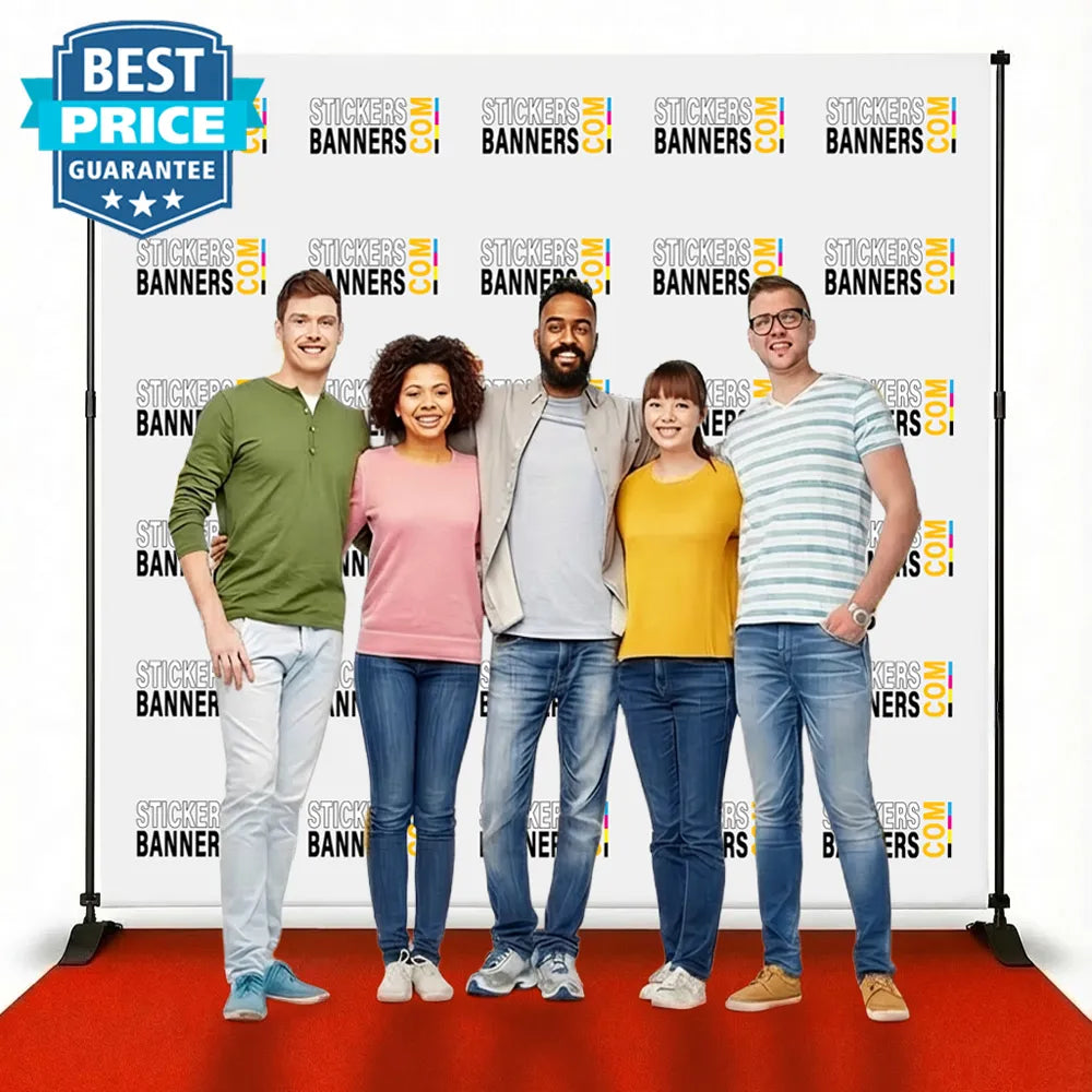 8'x8' Step & Repeat Banner Only 4