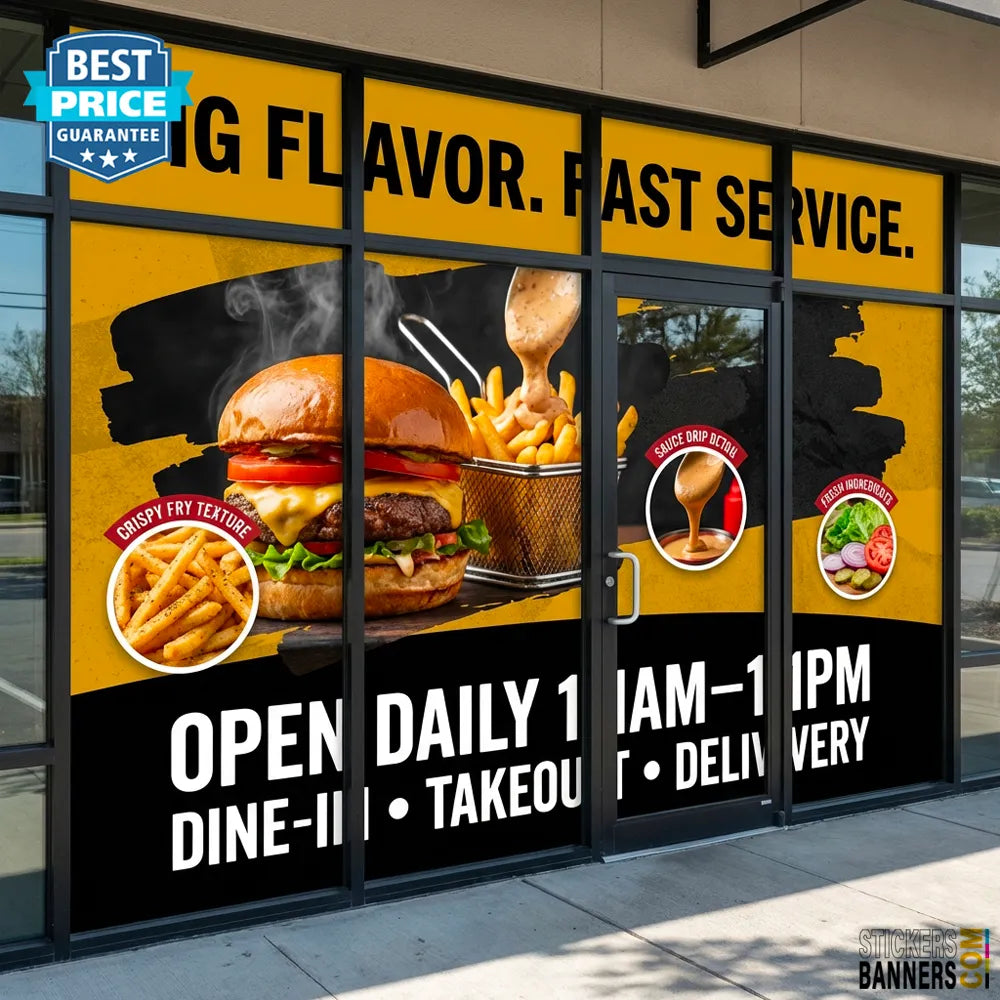 Adhesive Banners / Window Decals